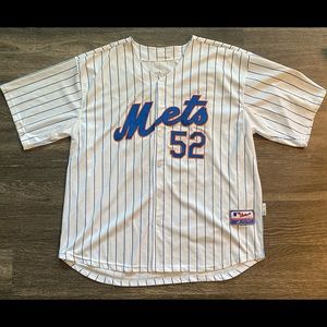 Majestic AUTHENTIC NEW YORK METS YOENIS CESPEDES COOL BASE Jersey Mens SZ 56 XXL